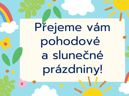 Hlavní prázdniny – úřad školy