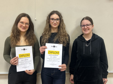 Skvělý úspěch našich studentek v okresním kole Dějepisné olympiády
