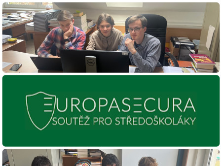 Postup do krajského kola soutěže EuropaSecura 2025