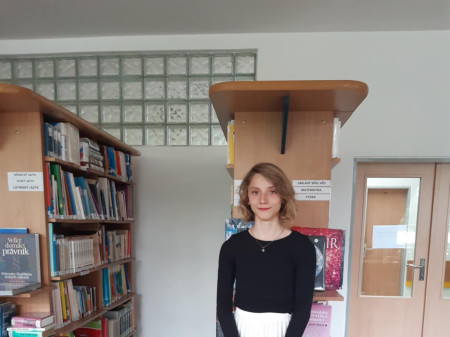 Julie Pazdírková vybojovala 3. místo v krajském kole Matematické olympiády kategorie B
