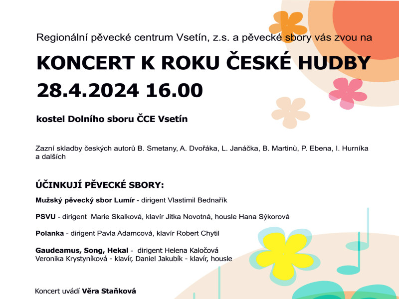 Koncert k Roku české hudby – Proč bychom se netěšili